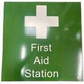 SITE SIGN "FIRST AID" 600 X 400