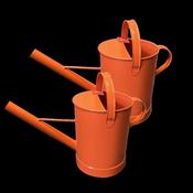 Bear Orange Steel Tar Pouring Can (Pack of 2)