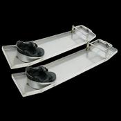 Kraft Lightweight Stainless Steel Concrete Sliders / Knee Boards (Pair)