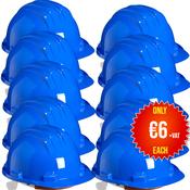 Climax Wheel Ratchet Safety Helmet Blue (Pack of 10) image