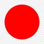 THERMOPLASTIC 2000mm DIAMETER RED DOT