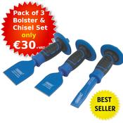 Draper 3 Piece Bolster &amp; Chisel Set