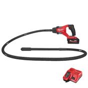 Milwaukee M18 FUEL™ Needle Concrete Vibrator plus M12 Fast 18V Charger Kit