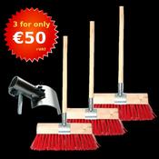 Bear Clamped Yard Brush (Pack of 3)