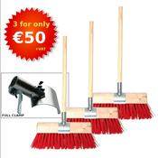 Bear Clamped Yard Brush (Pack of 3)