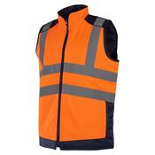 SIOEN Orange/Navy Burton Reversible Body Warmer