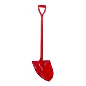 Red Round Head All Steel Shovel with D Handle