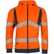 SYNQ® Highlight Orange Zip-Up Hi-Vis Hoodie