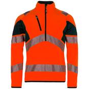 SYNQ® Wellit Orange Hi-Vis Sweatshirt Half-Zip