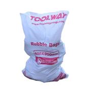 Toolway Rubble Bags 600 x 900mm (Pack of 5)