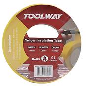 Toolway Yellow Insulating Tape 19mm x 20m