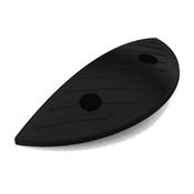 Black Speed Bump/Ramp End Cap 45x500x200mm
