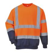 PORTWEST TWO TONE HI-VIS SWEATSHIRT image