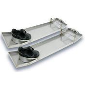 Kraft Lightweight Stainless Steel Concrete Sliders / Knee Boards (Pair)