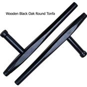 Wooden Black Oak Round Tonfa
