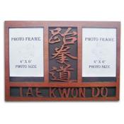 Wooden TKD Double Photo Frame Display - (Item: 08440 ) image