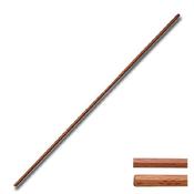 Bo Staff Straight Hexagonal Red  - 72" - ( 6ft ) - PRE ORDER