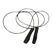 Deluxe Black Steel Cable Skipping Rope image