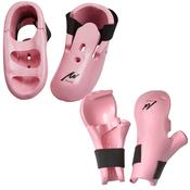 Dipped Foam Pink Sparring Set ( Gloves &amp;amp; Boots ) - XS