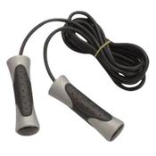 Playwell Deluxe PVC Speed Skipping Jump Rope - Black Grey image
