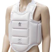 WKF Approved Karate White Body Armour