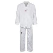 WTF Approved Taekwondo White V Fighters Suit image