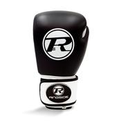 Ringside Boxing Leather Club Gloves Black  - 16oz image