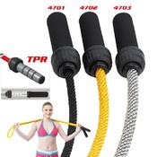Deluxe Heavy Weighted Skipping Jump Rope - 0.75Kg image