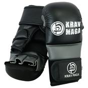 Krav Maga Elite Hybrid MMA Sparring Gloves - 7oz  (Black/Grey ) image