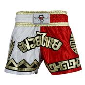 Muay Thai Competition Royalty Fight shorts - White image