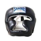 Sandee Muay Thai Closed Faced Leather Head Guard image