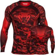 Venum MMA "Camo Heroes" Long Sleeve Red Rash Guard