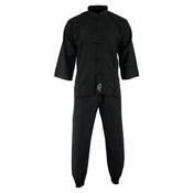 Kids Kung Fu Elite Polyester Suit - Black image