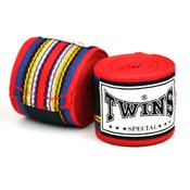 Twins Red Traditional Cotton Hand Wraps  - 5M image