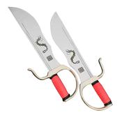 Masters Hand Forged Delxue Dragon Curved Blade Wing Chun Knives