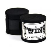 Twins Black Plain Cotton Hand Wraps  - 5M image