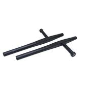 Black Polypropylene Full Contact Tonfa 18"  - Pair