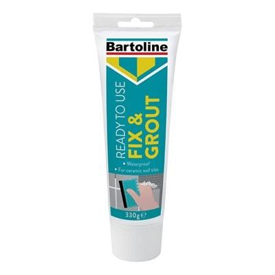 Bartoline Fix & Grout Tile Adhesive Waterproof White Size 330g