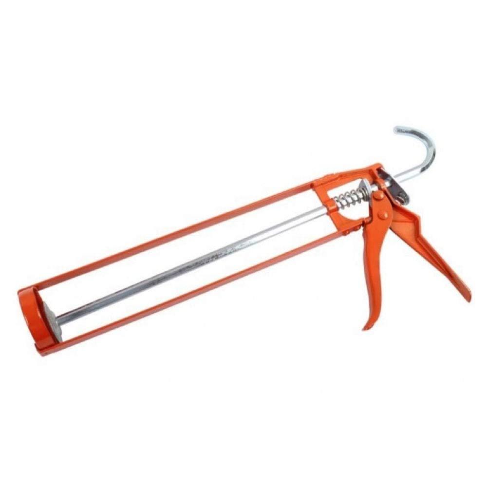 ProDec Skeleton Caulk Gun 400ml Orange Silver Hook Trigger