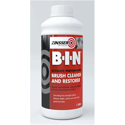 Zinsser B-I-N Brush Cleaner & Restorer 500 ml - Removes shellac, solvent and water based paints/varnishes