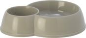 Flamingo Duplex Mara Double Bowl Grey 170ml + 450ml image