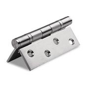 Ball Bearing Butt Hinge Satin Stainless Steel 4" Pair image
