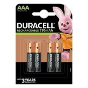 Duracell Rechargeable AAA 750mAh 4 Pack image