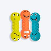 Trixie Smiley Dumbbell Latex Dog Toy 19cm image