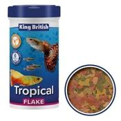 King British Tropical Flake Fish Food 28g image