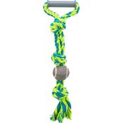 Trixie Tugger Rope Dog Toy with Tennis Ball, 50cm image