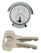 Yale 1109 Polished Chrome Replacement Rim Cylinder image