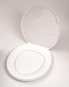 Aqua by UEL Toilet Seat White Plastic image