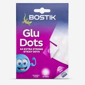 Bostik Extra Strong Glu Dots Clear 64-Pack