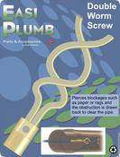 Easi Plumb Sewer Rod Double Worm Screw Attachment